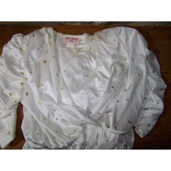 Vintage Diamond's Run Jumpsuit Harem Leg 9/10 Parachute 90's White - Picture 6 of 11